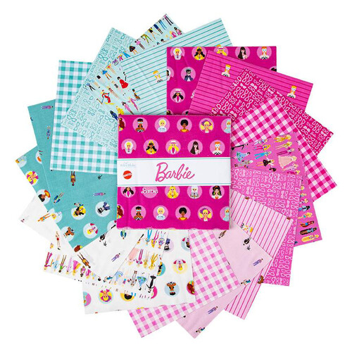 Riley Blake Barbie™ World 10" Fabric Layer Cake Stacker Squares