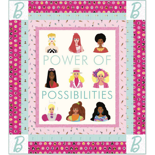 Riley Blake Barbie™ World Power of Barbie Panel Quilt Kit