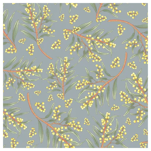 Fabric Remnant -Jen Digital Art Australia Wildflowers 83cm
