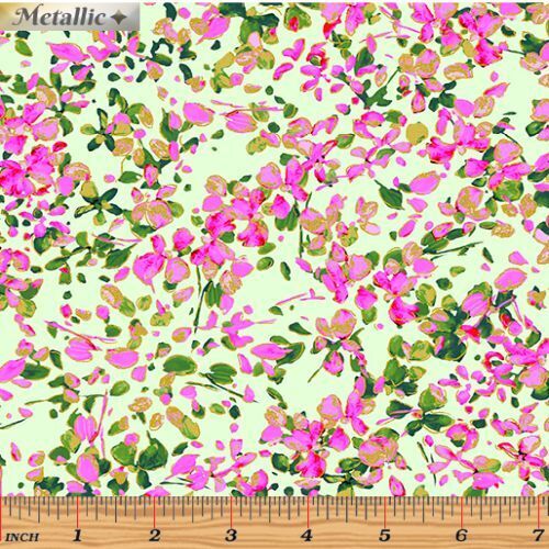Fabric Remnant -Watercolour Wishes Petal Party 46cm