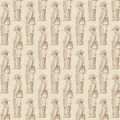 Fabric Remnant -Honour the Light Brigade Soldier 67cm