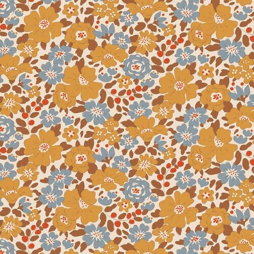 Tilda Creating Memories Autumn Harper Floral Saffron 130142