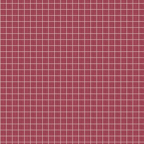 Tilda Creating Memories Winter Plaid Burgundy 160086