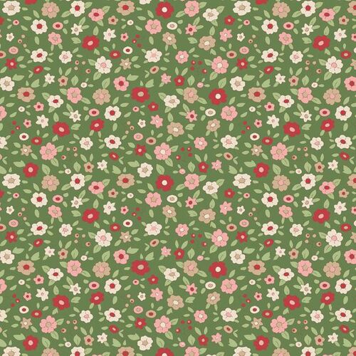 Tilda Creating Memories Winter Evie Floral Green 130145