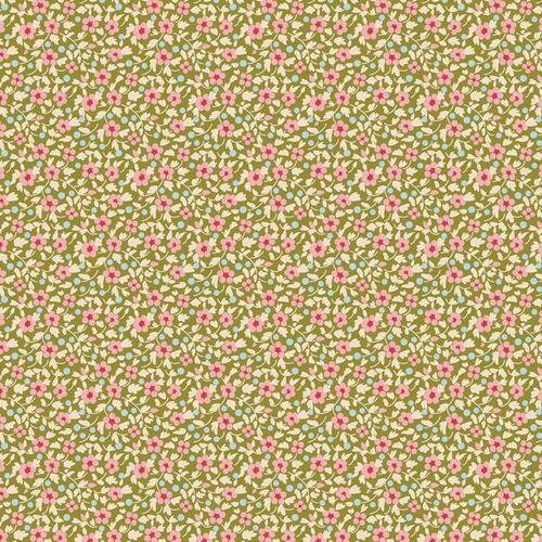 Tilda Creating Memories Spring Brie Floral Green 130121