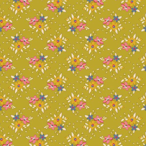 Tilda Creating Memories Spring Frida Floral Lime 130119