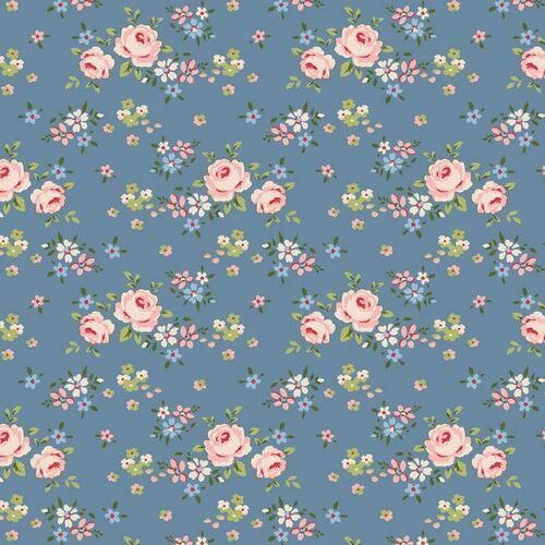 Tilda Creating Memories Summer Gracie Floral Blue 130129