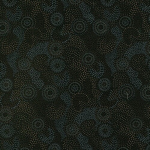 Aboriginal Dot Painting Gooloo Spot Black 10800-101 