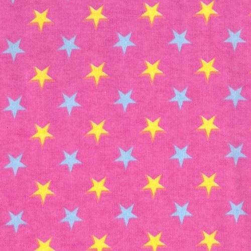 Wincyette Brushed Cotton Flannel Scattered Stars 30440-04