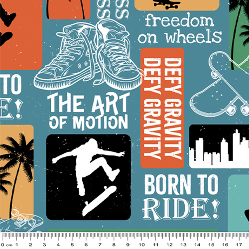 Freedom on Wheels Skateboarders Skateboarding Collage C