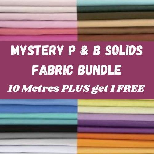 Colour Spectrum Solid Fabric Mystery 10 Metre Bundle - Get 1m FREE