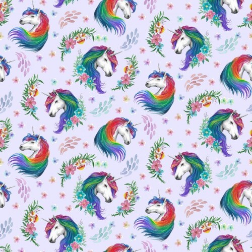 Enchanted Rainbow Unicorn Heads Multi 81460-103