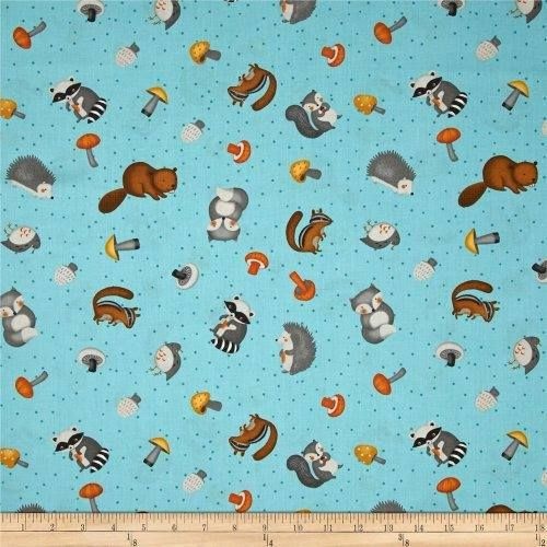 Cute Critters Animals Toss Blue