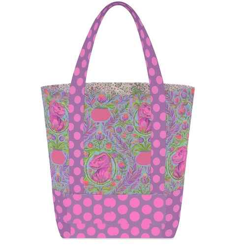 Tula Pink Dino Roar Grocery / Library / Handbag KIT