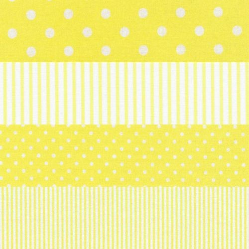 Spots Stripes FQ Bundle Yellow