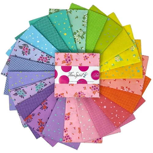 Tula Pink Full Moon Forest II True Colors 5" Charm Pack 42pcs