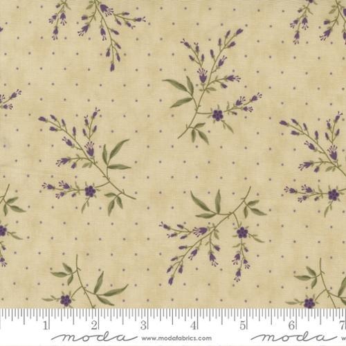 Fabric Remnant-Moda Iris & Ivy Fresh Picked Flowers Dots 67cm