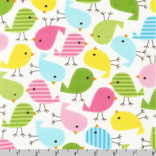 $6.95/Metre - Robert Kaufman Zoologie Tweet Birds 