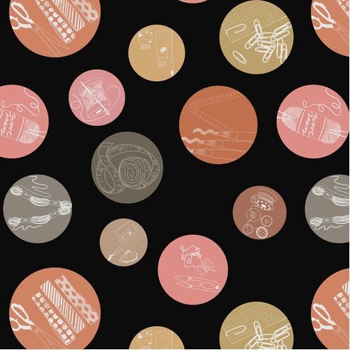 $6.95/Metre -Make Something Sewing Craft Supplies DV3864