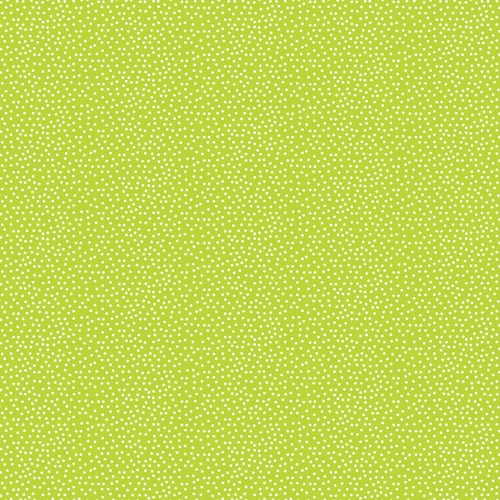 Fabric Remnant- 	Devonstone Confetti Spots Fabric Lime 48cm