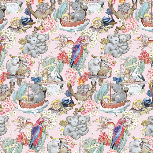 May Gibbs Gumnut Adventures Pink MG1010