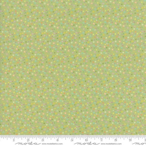 $6.95/Metre -Moda Flights of Fancy Spot Leaf Green