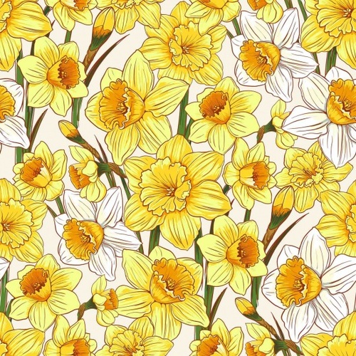 Flower Market Packed Daffodil Floral 81090-110
