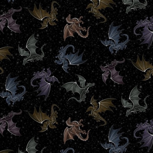 Fire & Fury Scattered Dragons Black 81720-104