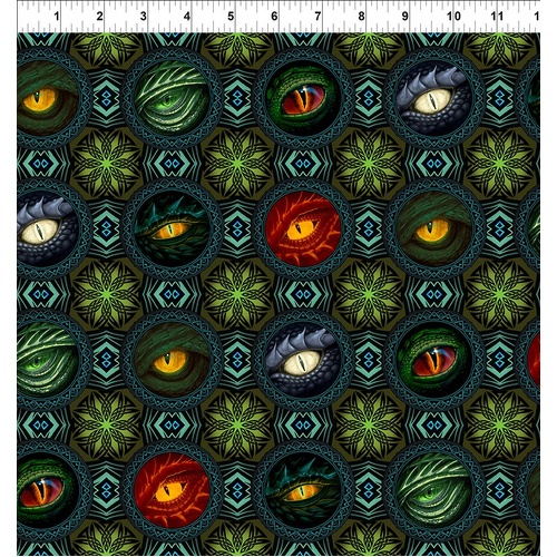 Dragons Emerald Reign Digital Medallion Eyes Multi 24DRG-1