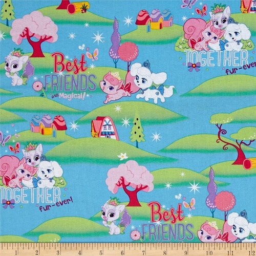 $6.95/Metre -Licensed Disney Palace Pets Best Friends Magical