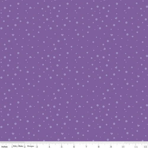RILEY BLAKE Super Sale Dream Scatter Love Hearts Grape 10776