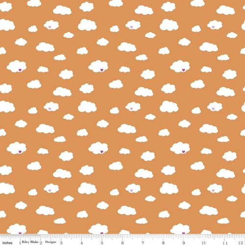 RILEY BLAKE Super Sale Dream  Drift Clouds Melon 10771