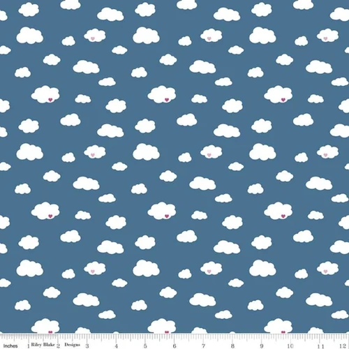 RILEY BLAKE Super Sale Dream Drift Clouds Blue 11071