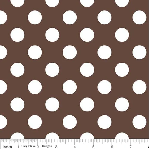 RILEY BLAKE Super Sale Medium Dot Brown C630-90