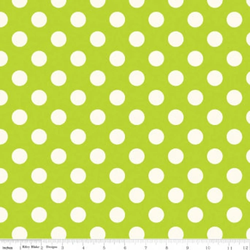 RILEY BLAKE Super Sale Medium Dot Lime C630-32