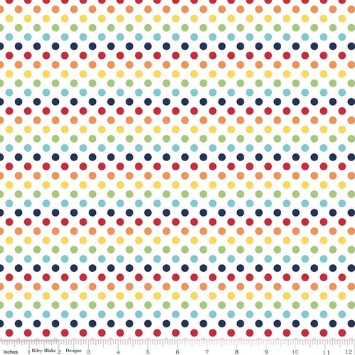 RILEY BLAKE Super Sale Small Dots Rainbow C350-01