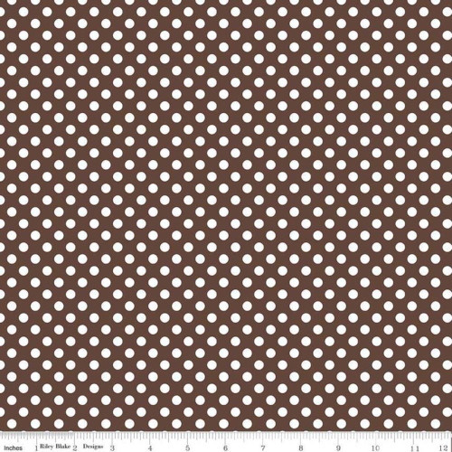 RILEY BLAKE Super Sale Small Dots Brown C350-90