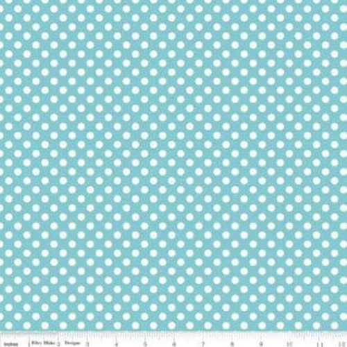 RILEY BLAKE Super Sale Small Dots Aqua C350-20