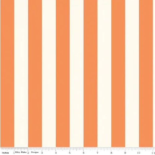 RILEY BLAKE Super Sale 1" Le Creme Stripe Orange C650-60