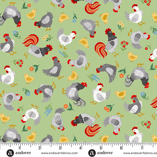 Super Sale Fun on the Farm Chickens Roosters M070G