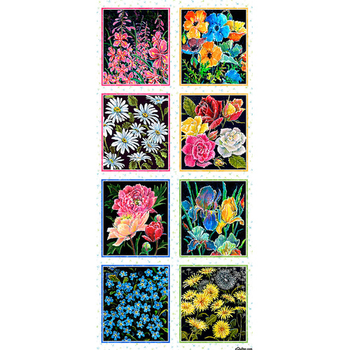 Super Sale Jona's Floral Garden 24" Panel PB5384PA