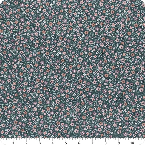 Buds & Butterflies Daisy Delight Floral Emerald C15356