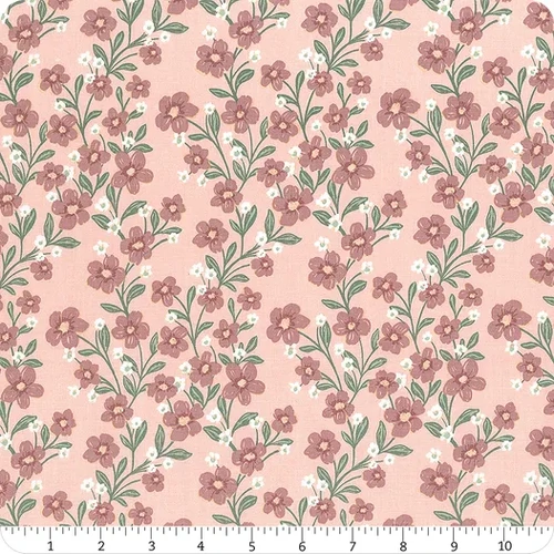 Buds & Butterflies Trailing Bliss Floral Blush C15351