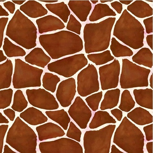 Fabric Remnant-African Safari Giraffe Skin Animal 90cm