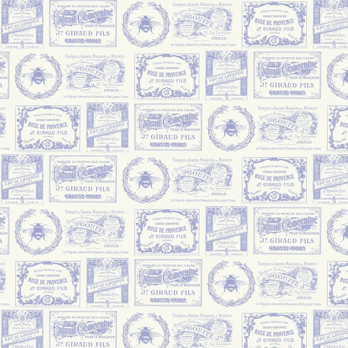 Fabric Remnant- Tanya Whelan Amelie Vintage Signs 80cm