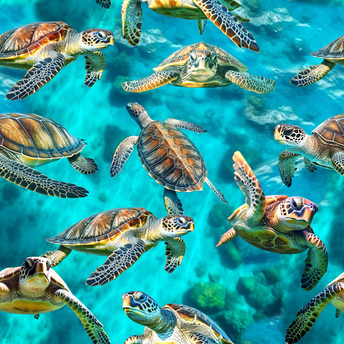 Marine Marvels Ocean Sea  Turtles 4058J