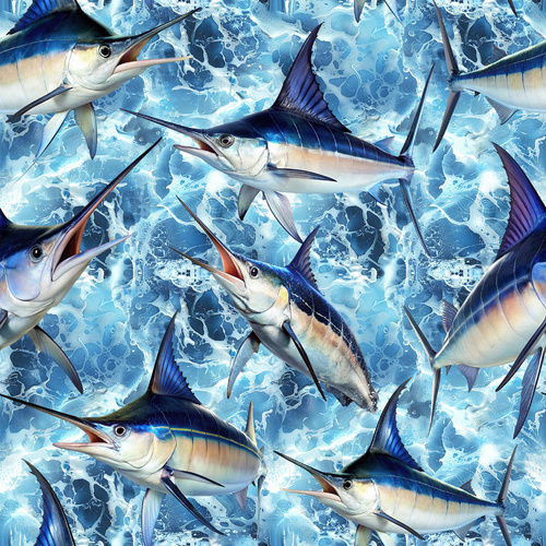 Marine Marvels Ocean Sea Blue Marlin Fish 4058H