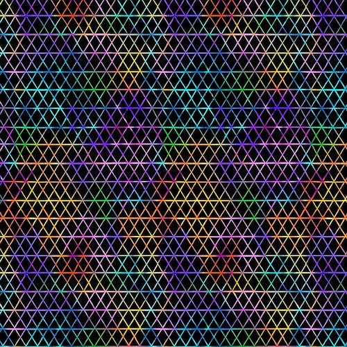 Super Sale Geometric Diamond Triangles Multi TTCD1784 