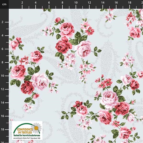 Super Sale Stof Molly Roses Paisley 4501 785