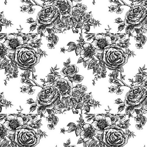 Super Sale Roses Wideback Backing 108" Wide White BQ8294 009